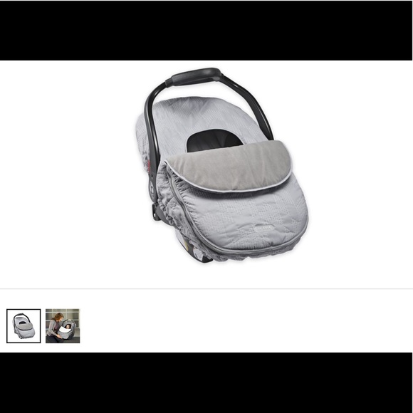 jj cole car seat cover grey